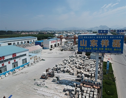 Aerial photo of the factory environment